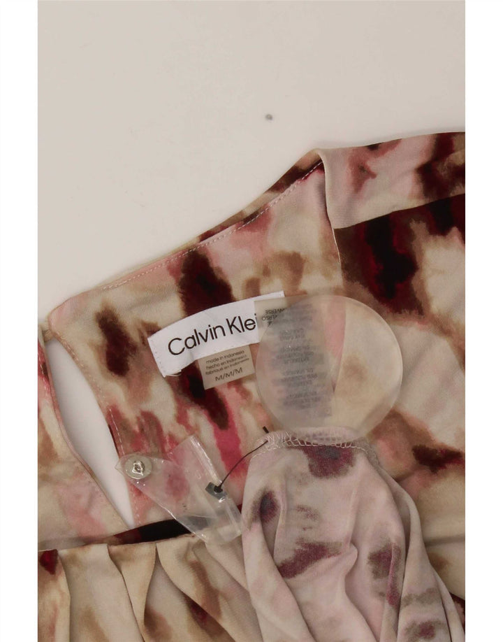 Blusa feminina Calvin Klein UK 12 média multicolorida tie-dye