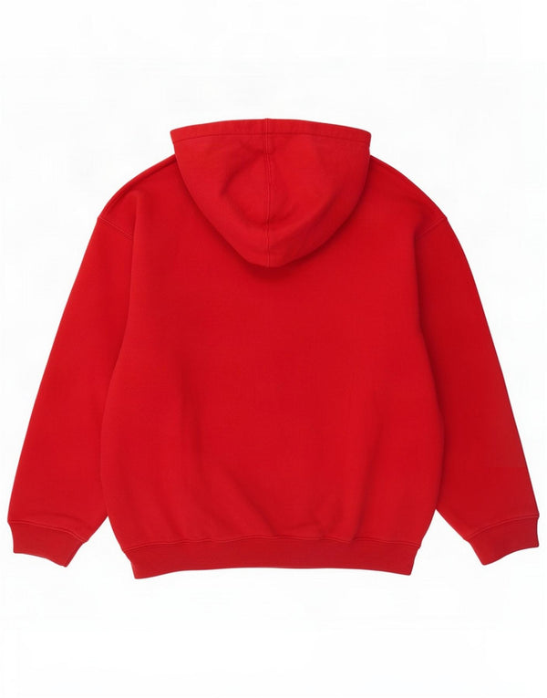 Gap Boys Graphic Hoodie Jumper 9-10 anos Grande Algodão Vermelho