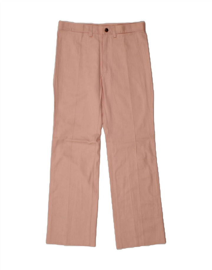 VINTAGE Mens Straight Chino Trousers W32 L31  Pink Vintage Vintage and Second-Hand Vintage from Messina Hembry 