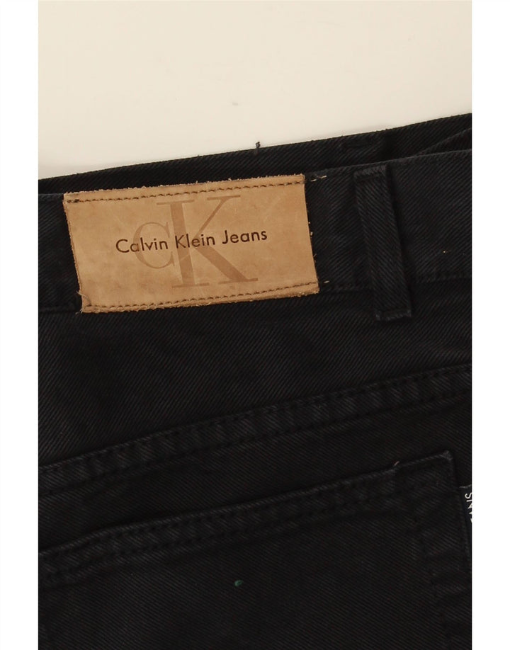 Calça jeans reta masculina Calvin Klein W32 L30 preta