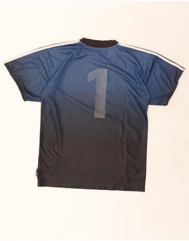 Camiseta Adidas Masculina Graphic Top Pequeno Bloco Colorido Azul