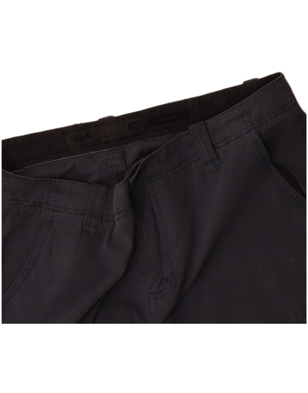 Shorts cargo masculino MOSSIMO W36 grande algodão azul marinho