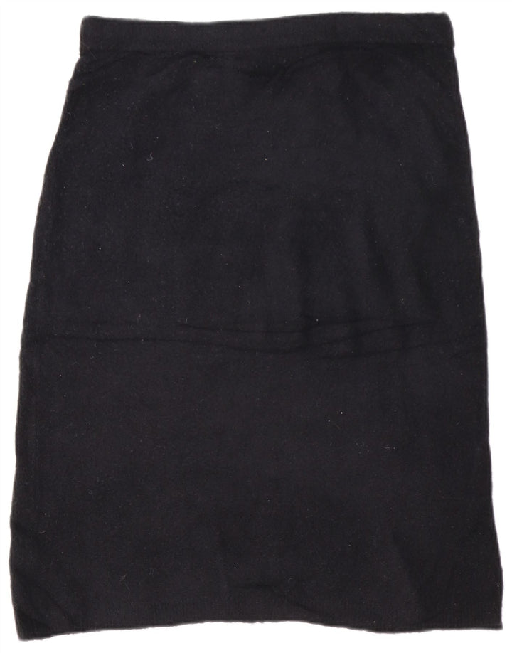 J. CREW Saia feminina linha A grande W32 acrílico preto