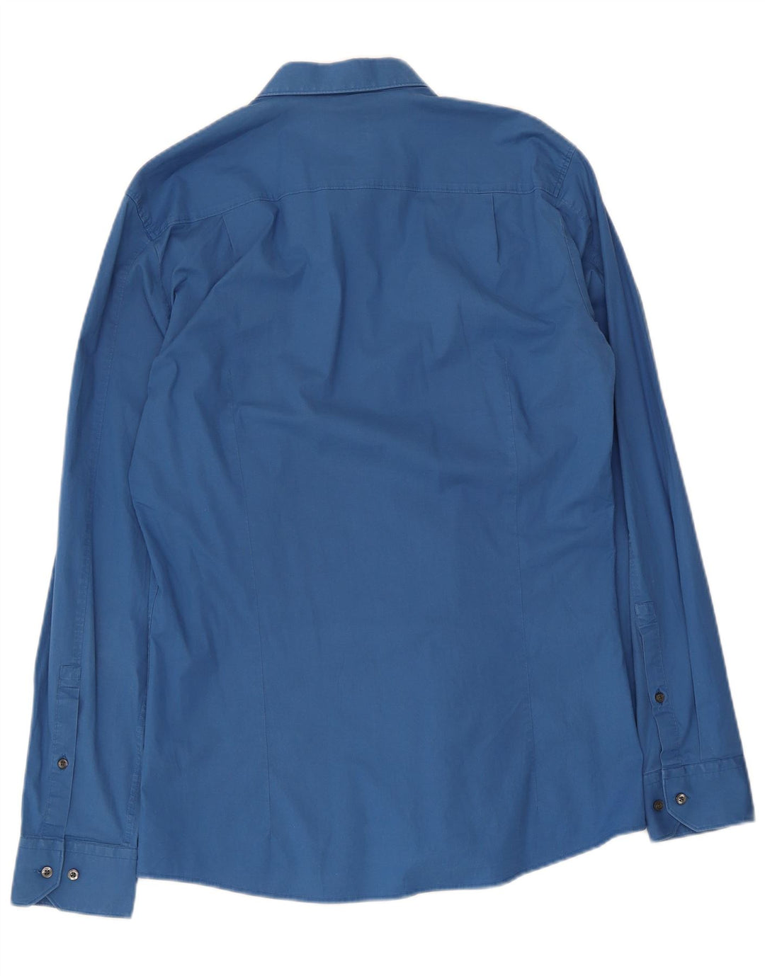 Camisa Slim Fit Masculina Hugo Boss Grande Azul