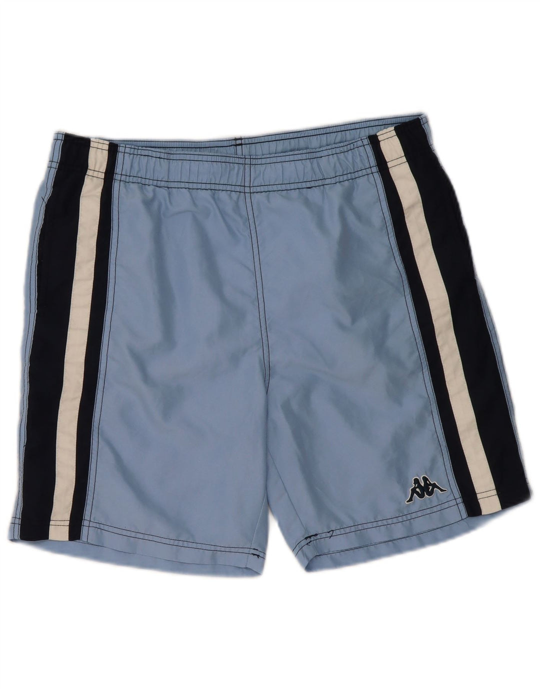 Shorts de natação masculino KAPPA poliéster colorblock azul médio