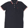 Camisa polo masculina Jack & Jones médio algodão azul marinho