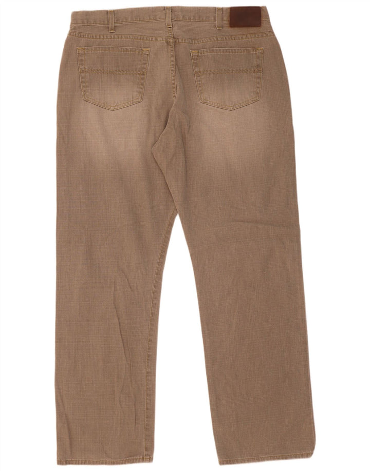 Jeans retos masculinos Marks & Spencer W40 L33 algodão cáqui