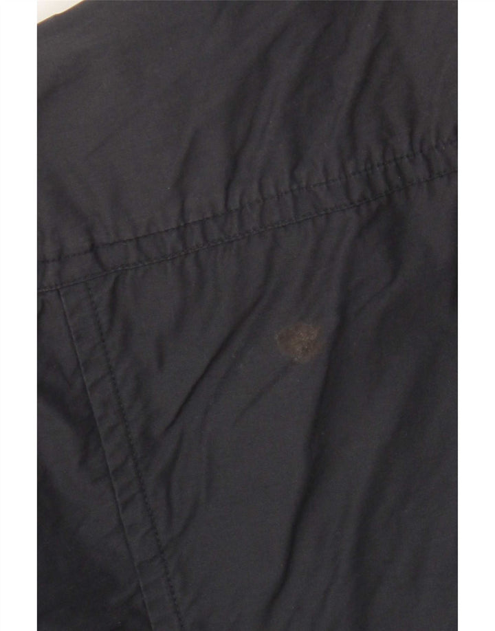 Jaqueta bomber feminina Playlife Reino Unido 16 grande algodão azul marinho