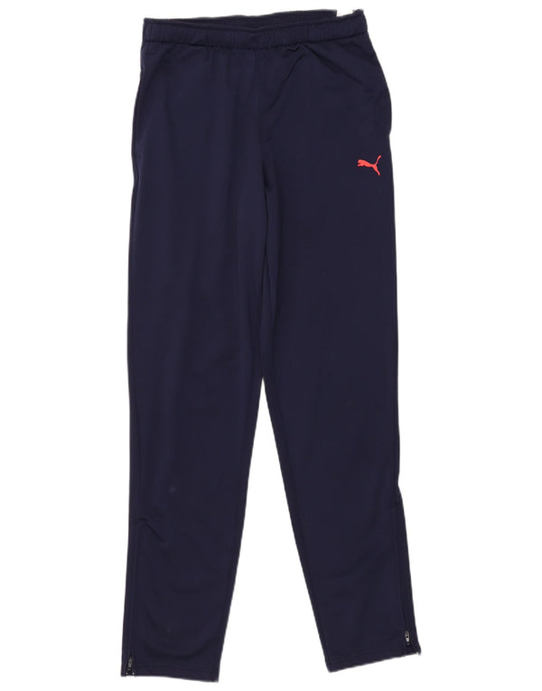 Calças de treino Puma menino 15-16 anos azul marinho poliéster