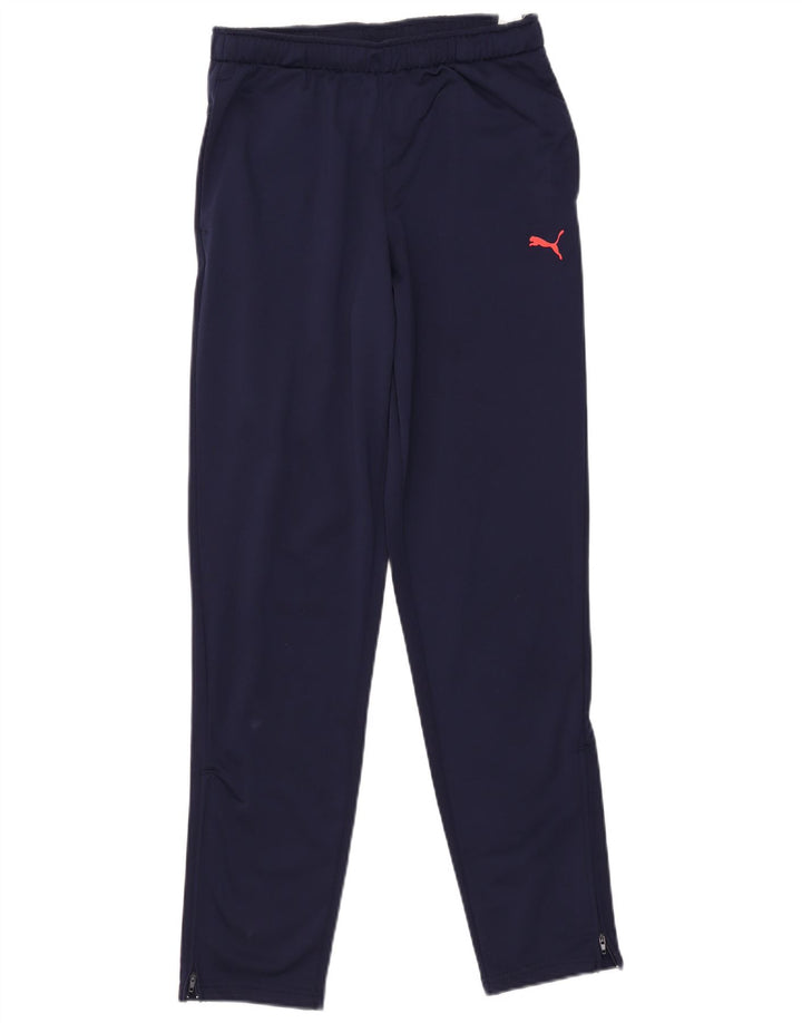 Calças de treino Puma menino 15-16 anos azul marinho poliéster