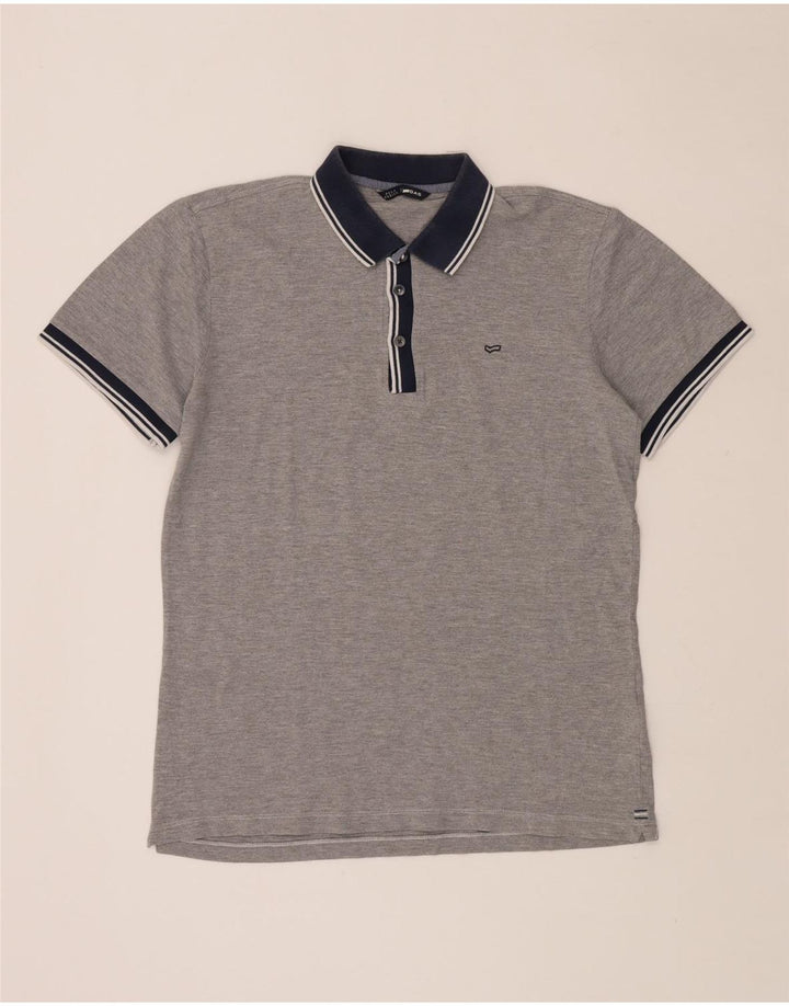 Camisa polo masculina GAS cinza médio