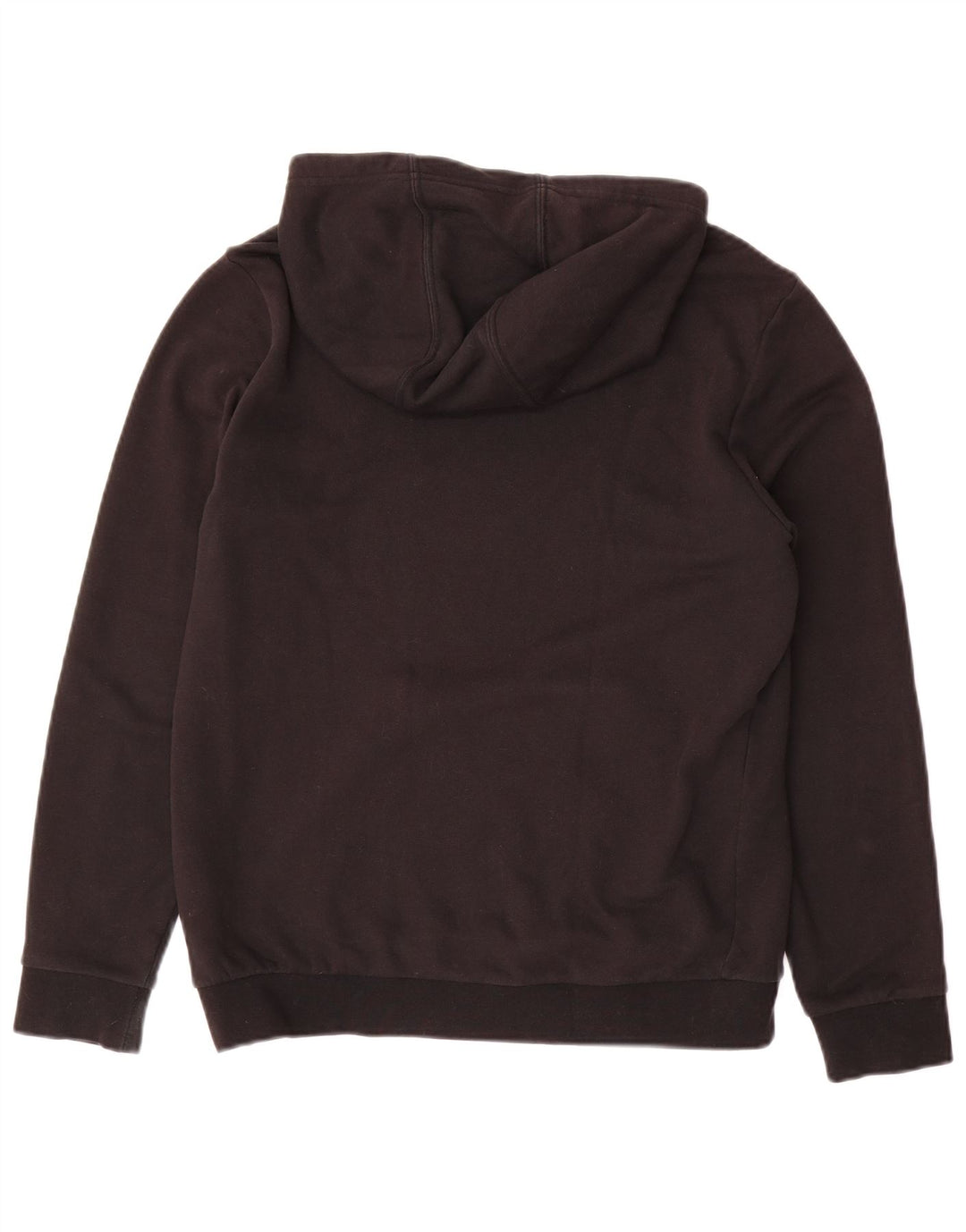 ADIDAS Meninos Graphic Hoodie Jumper 13-14 Anos Preto Algodão