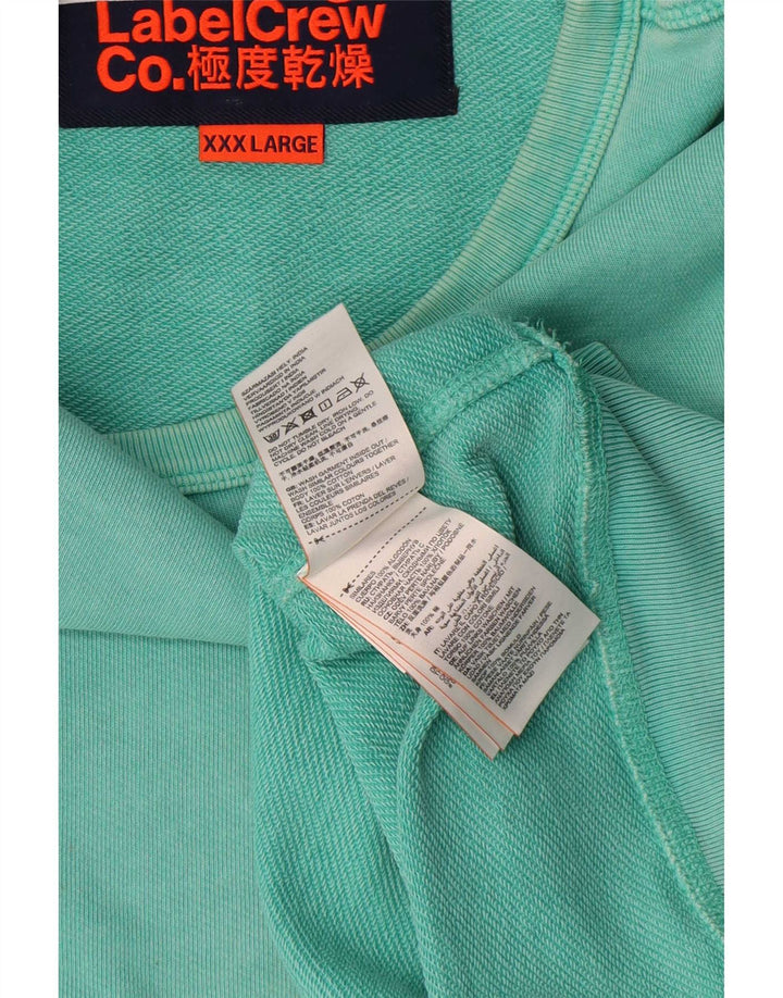 Superdry moletom masculino jumper 3XL algodão verde