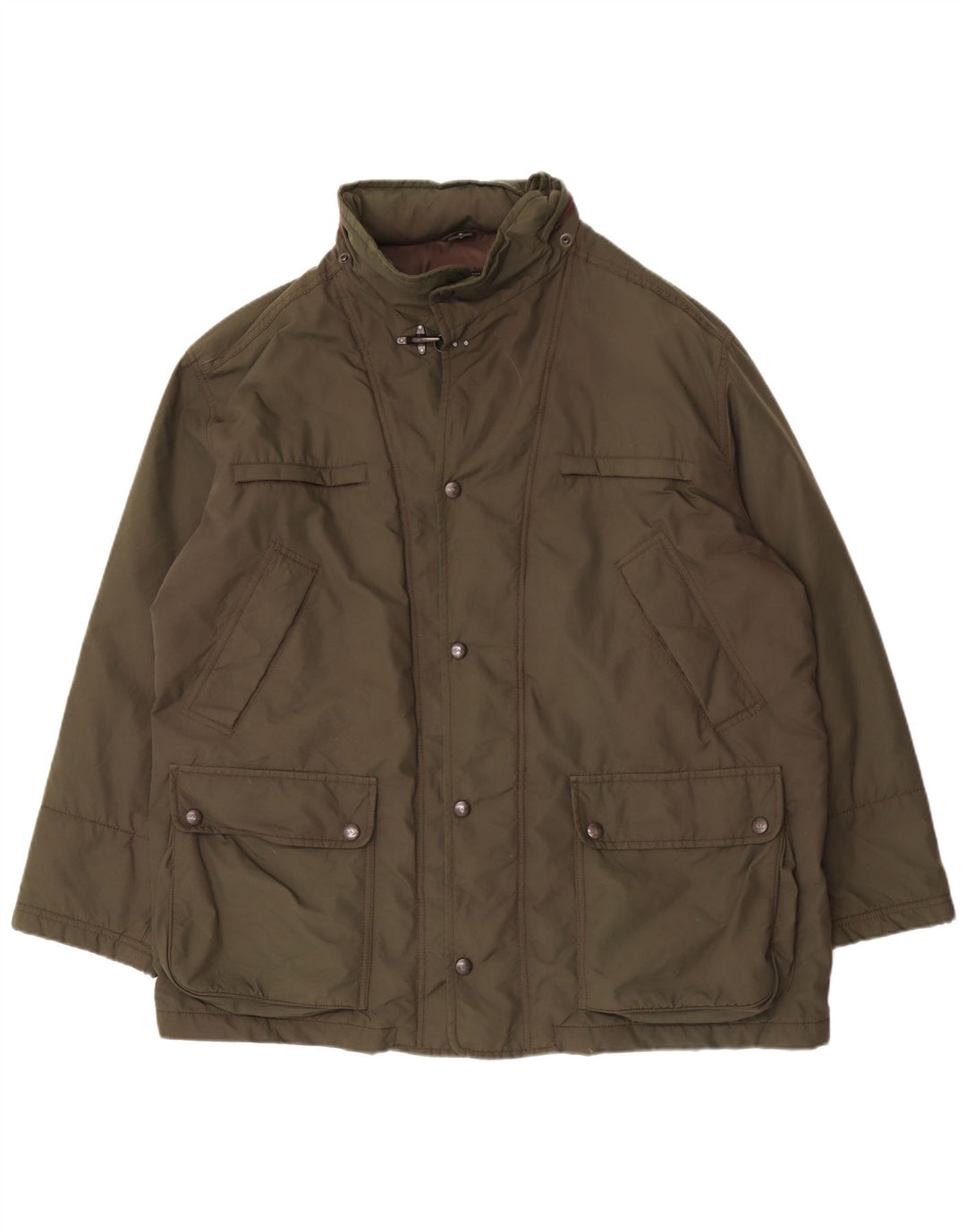 Jaqueta utilitária masculina Fay UK 42 XL cáqui