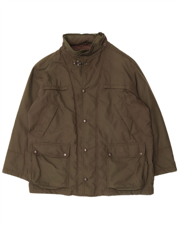 Jaqueta utilitária masculina Fay UK 42 XL cáqui