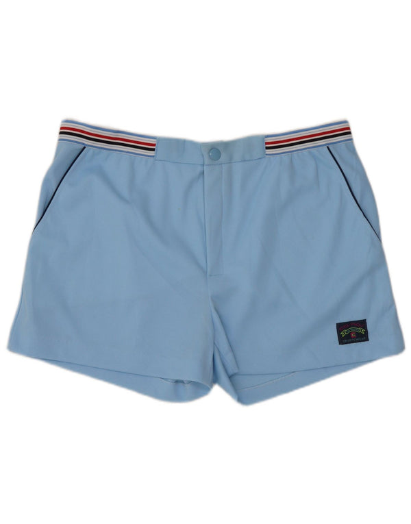 COSMOS Chino Shorts Feminino XL W36 Azul Poliéster