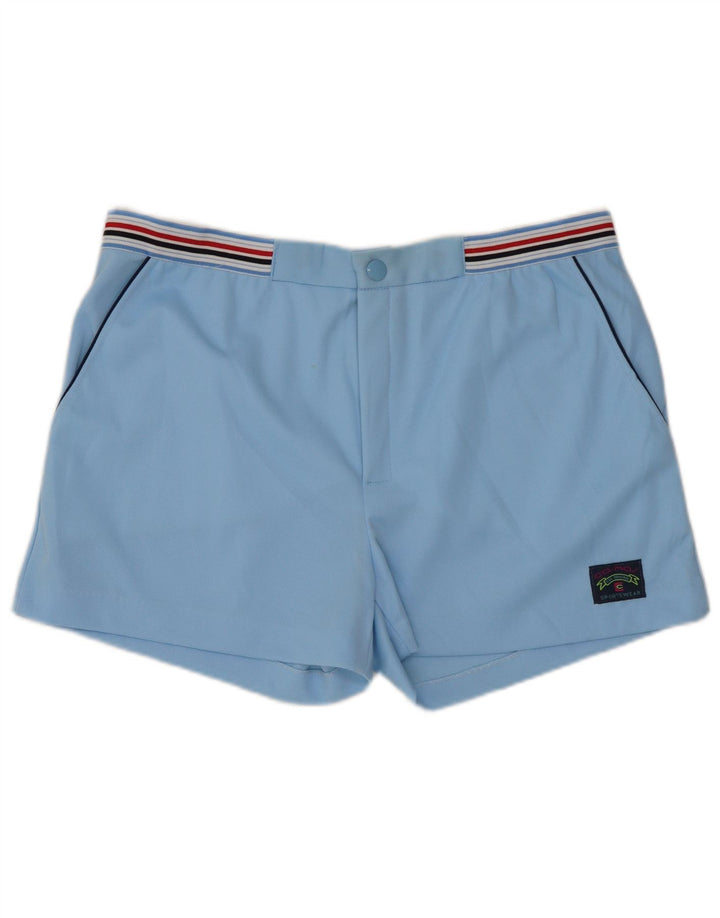COSMOS Chino Shorts Feminino XL W36 Azul Poliéster