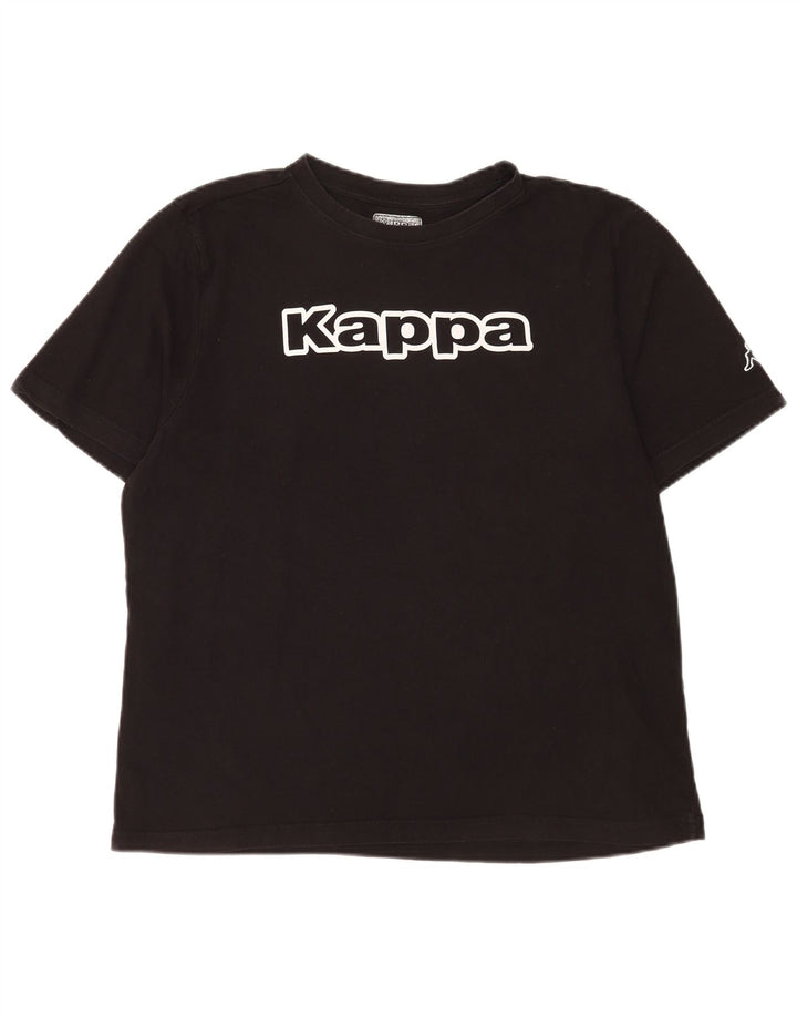 Camiseta gráfica masculina Kappa Top grande preto