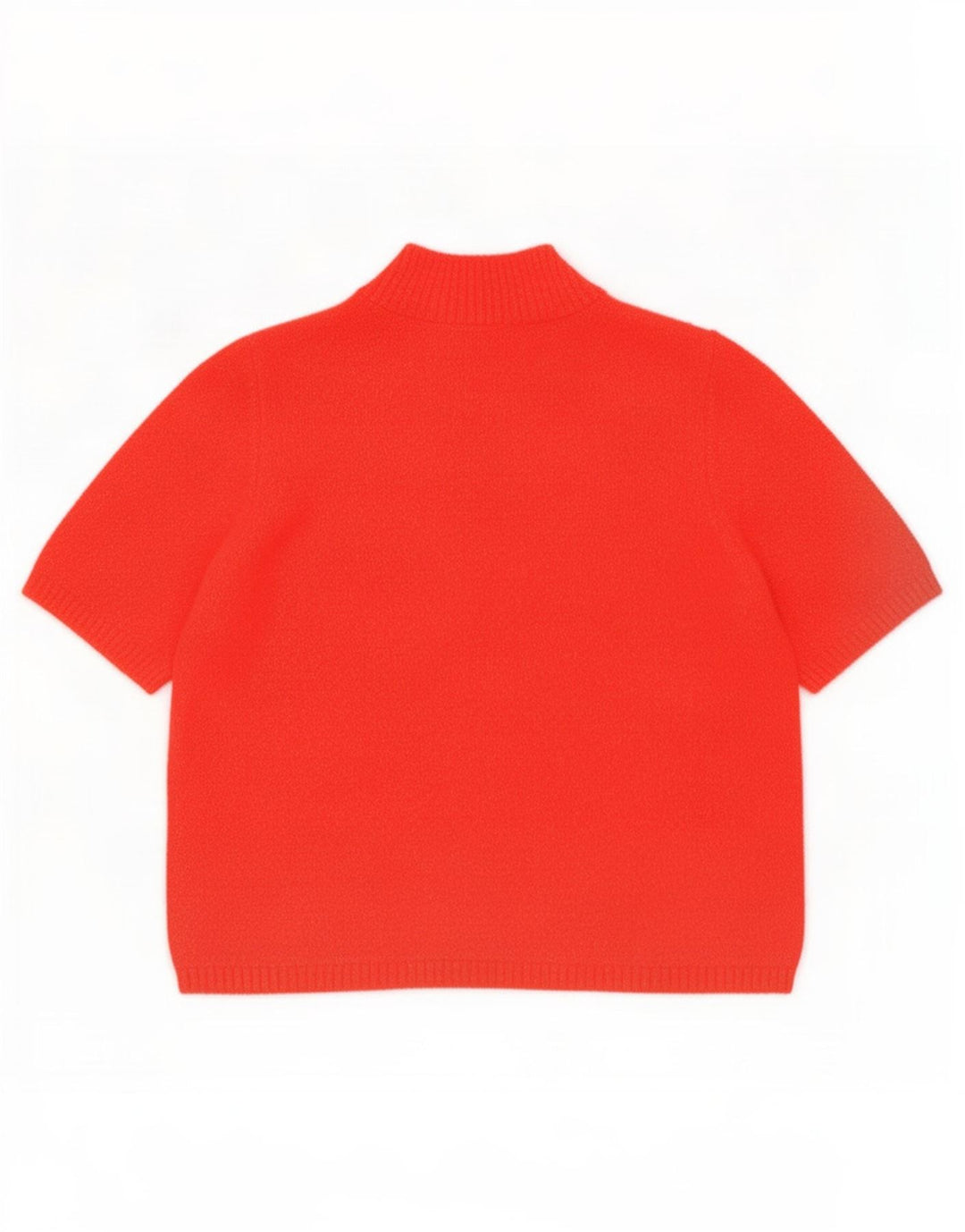 Suéter feminino Marks & Spencer com gola tartaruga Reino Unido 16 grande vermelho
