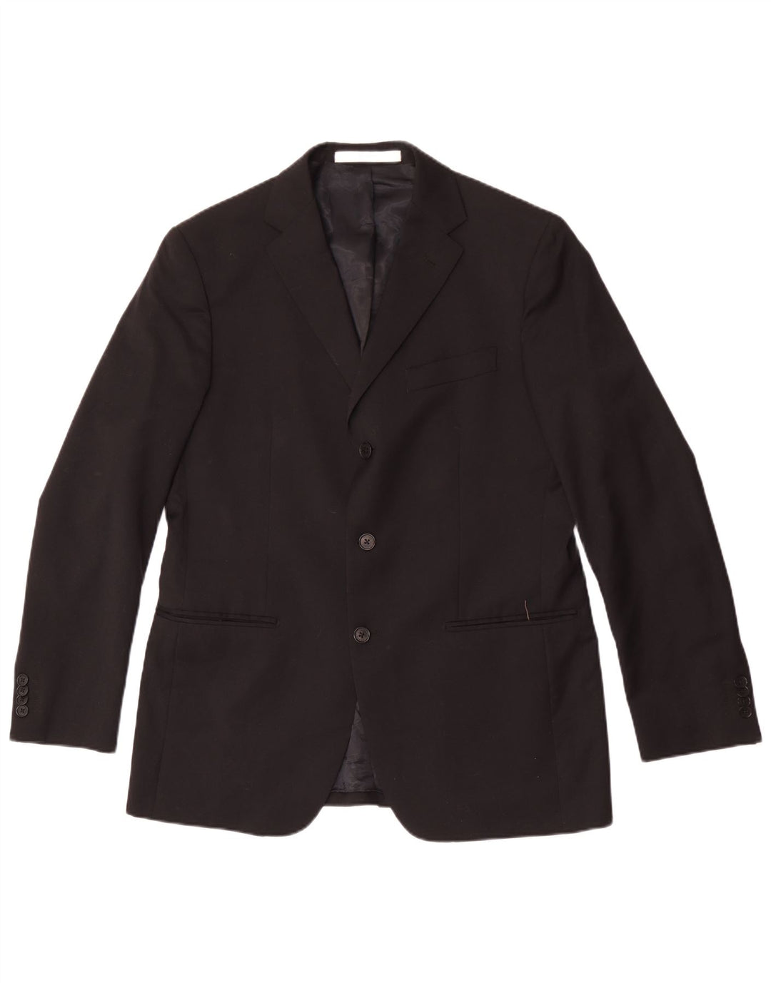 Jaqueta Blazer Masculina Ferre com 3 Botões IT 52 XL Lã Preta
