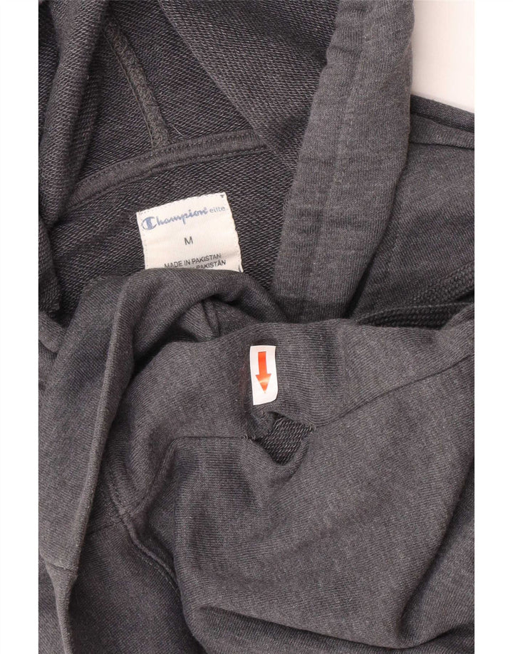 Jumper com capuz gráfico masculino Champion cinza médio