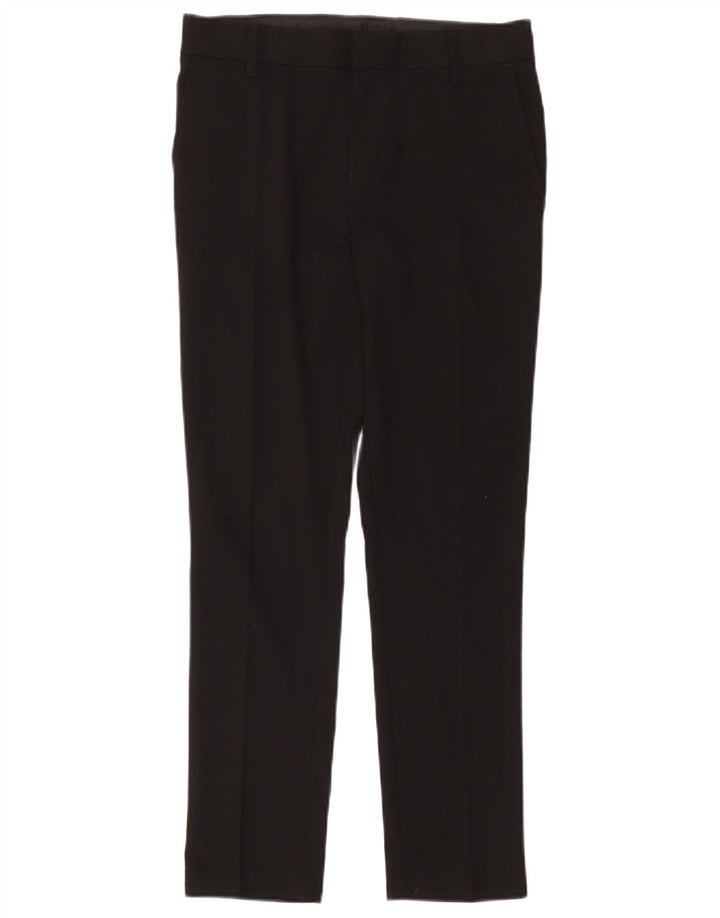 Calças Marks & Spencer Boys Slim Suit 12-13 Anos W32 L27 Poliéster Preto
