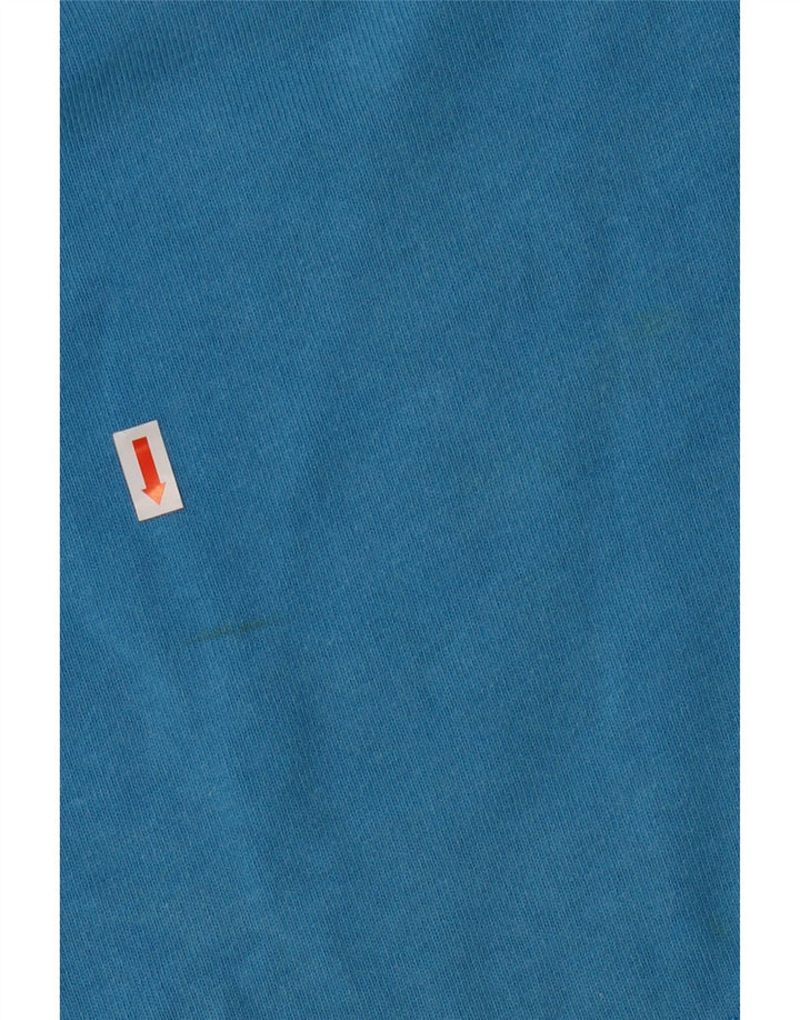 Murphy & Nye moletom gráfico masculino jumper grande algodão azul