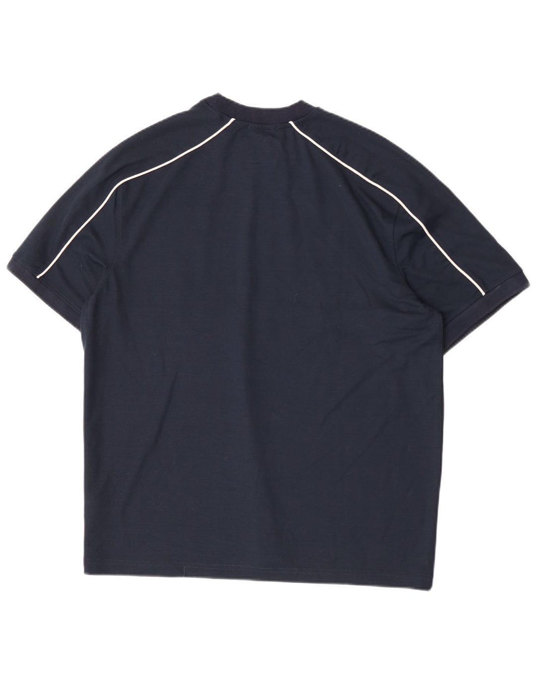 Camiseta gráfica masculina Jack Wills Top médio azul marinho colorblock
