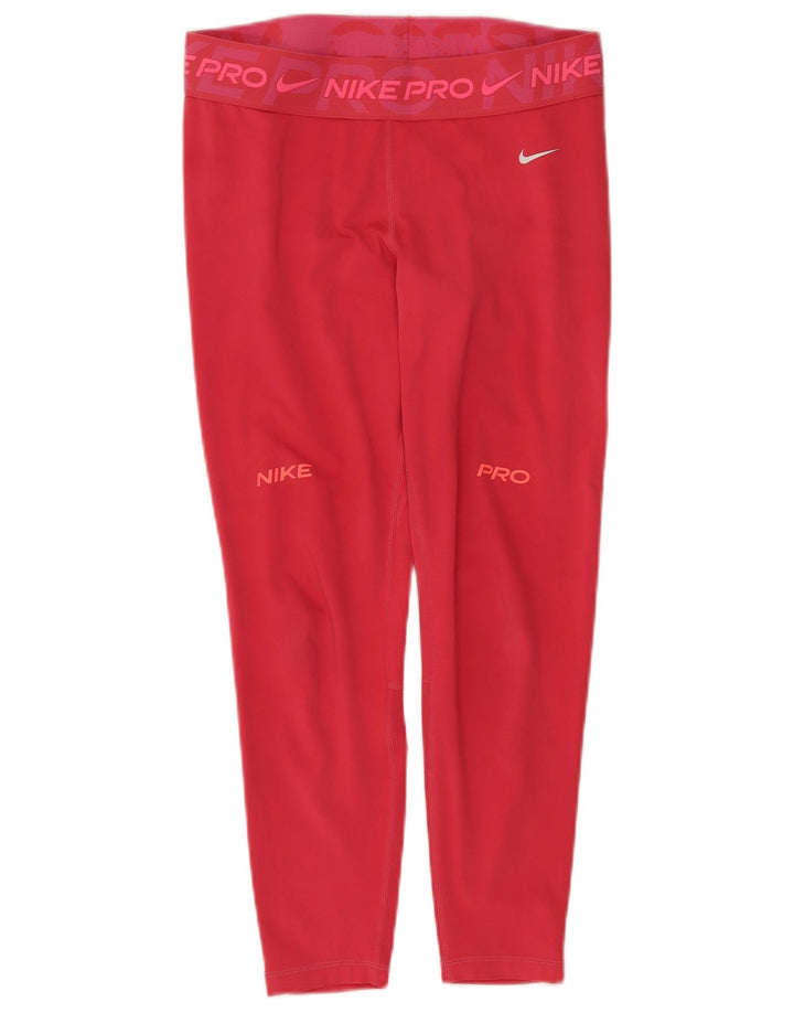 Leggings Nike Dri Fit Graphic Capri UK 14 Grande Poliéster Rosa