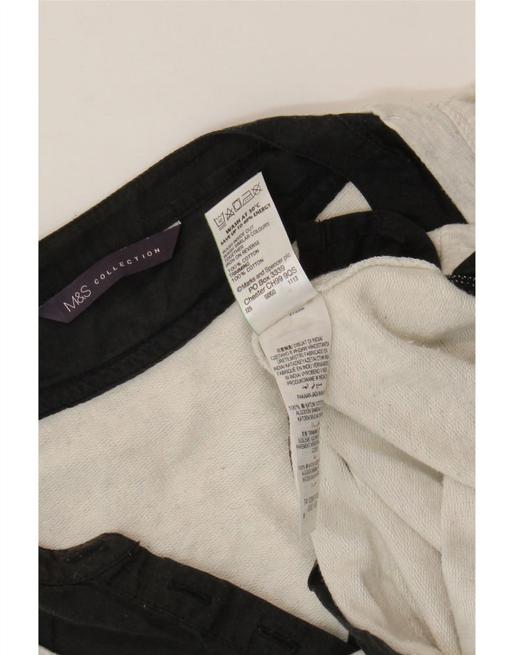 Suéter feminino Marks & Spencer Reino Unido 16 grande bloco colorido cinza