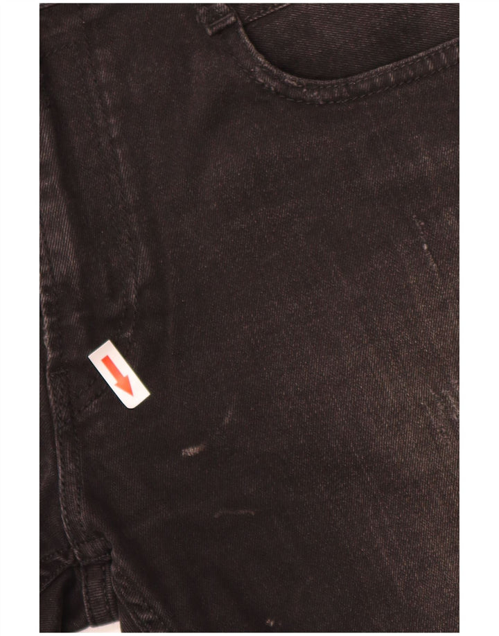 Replay Jeans Slim Feminino Distressed W34 L32 Preto