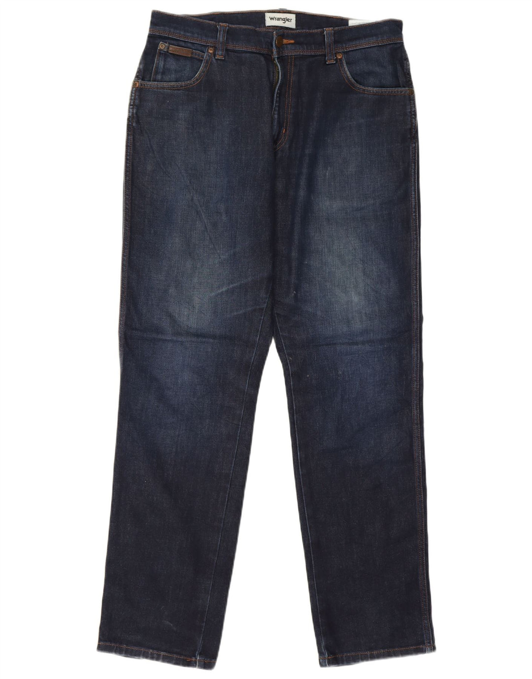 Wrangler Masculino Texas Slim Jeans W32 L32 Azul Algodão