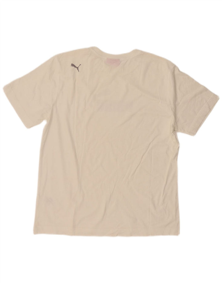 Puma Camiseta Masculina Graphic Top Grande Branco