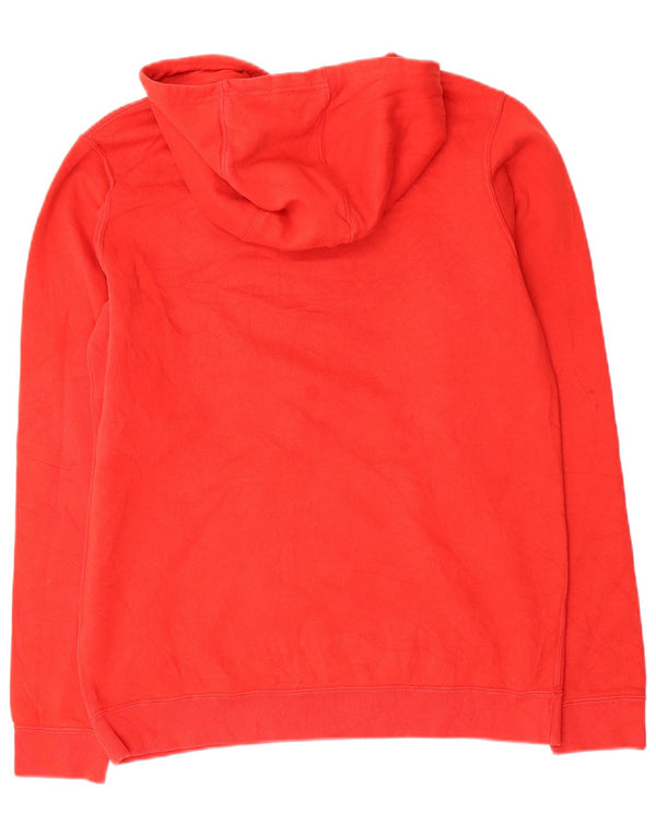 Nike Mens Hoodie Jumper Médio Poliéster Vermelho