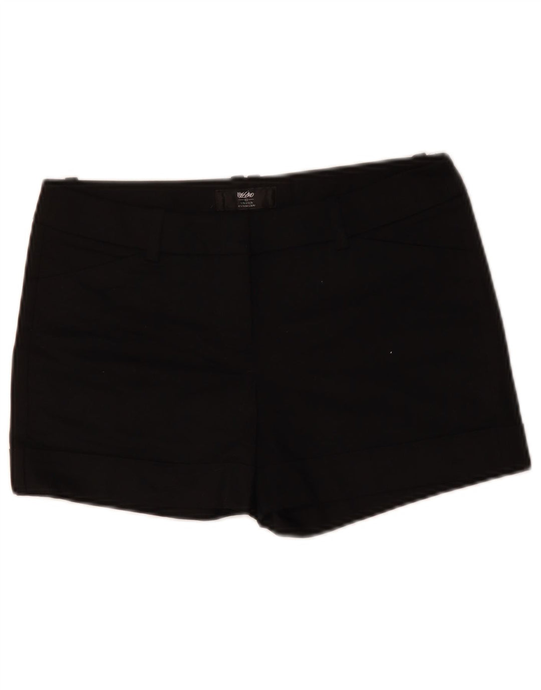 MOSSIMO Shorts feminino casual US 4 pequeno W30 algodão preto