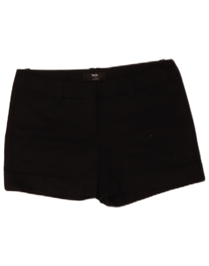 MOSSIMO Shorts feminino casual US 4 pequeno W30 algodão preto