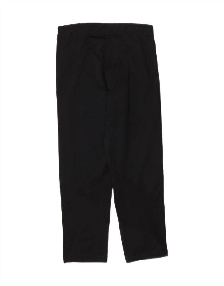 Calça de treino feminina NIKE UK 10 pequena preta poliéster