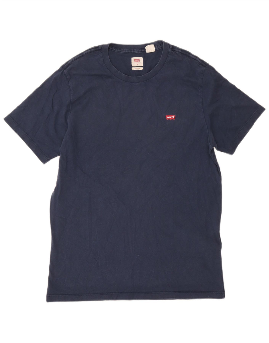 Camiseta masculina padrão Levi's Top médio algodão azul marinho