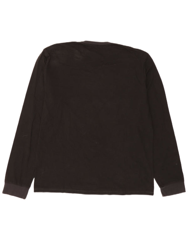 Top masculino Levi's manga comprida 2XL algodão preto