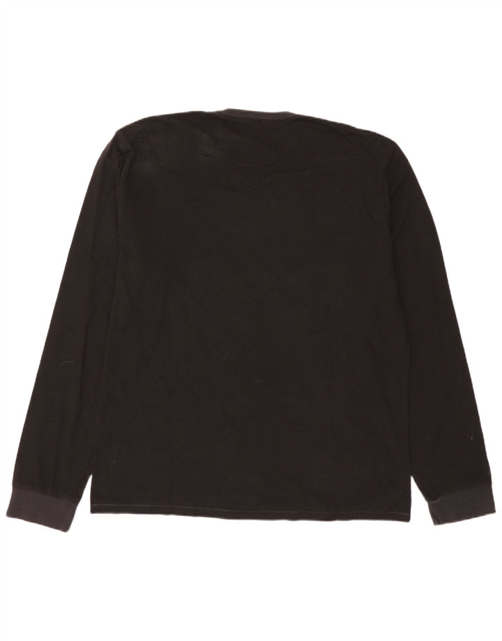Top masculino Levi's manga comprida 2XL algodão preto