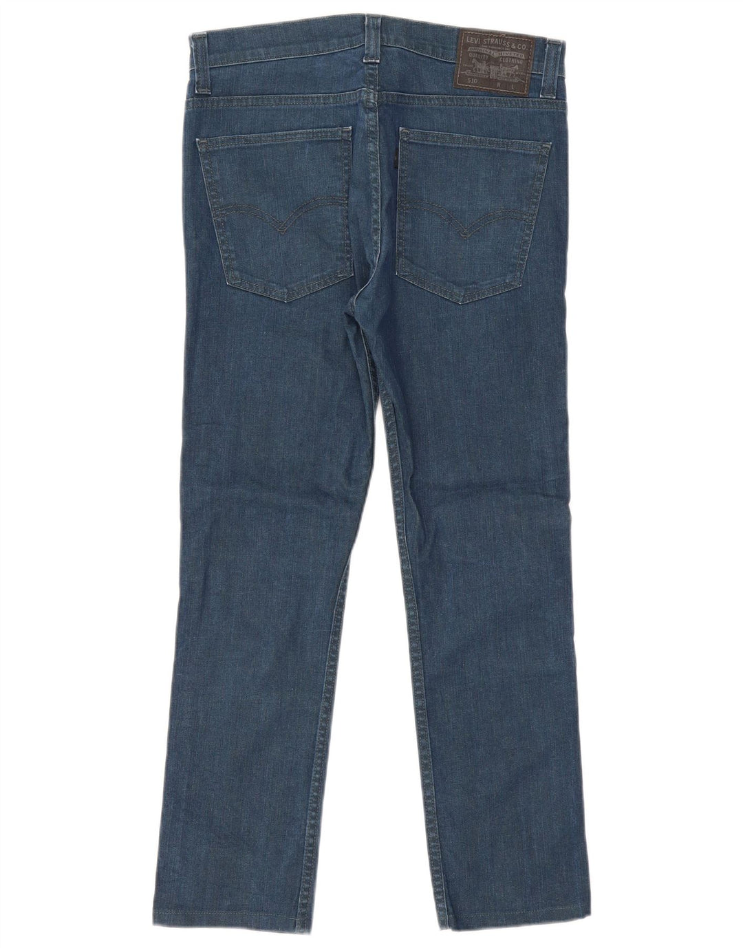 Levi's Masculino 510 Slim Jeans W32 L27 Azul Algodão