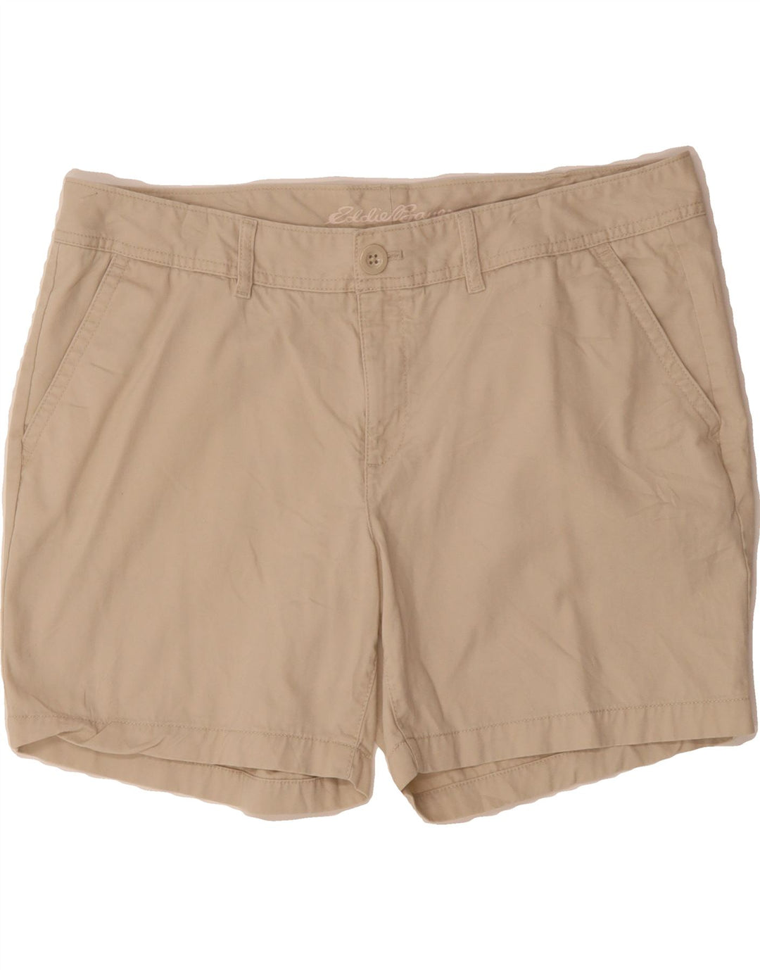 EDDIE BAUER Womens Chino Shorts US 14 XL W38  Beige Cotton Vintage Eddie Bauer and Second-Hand Eddie Bauer from Messina Hembry 