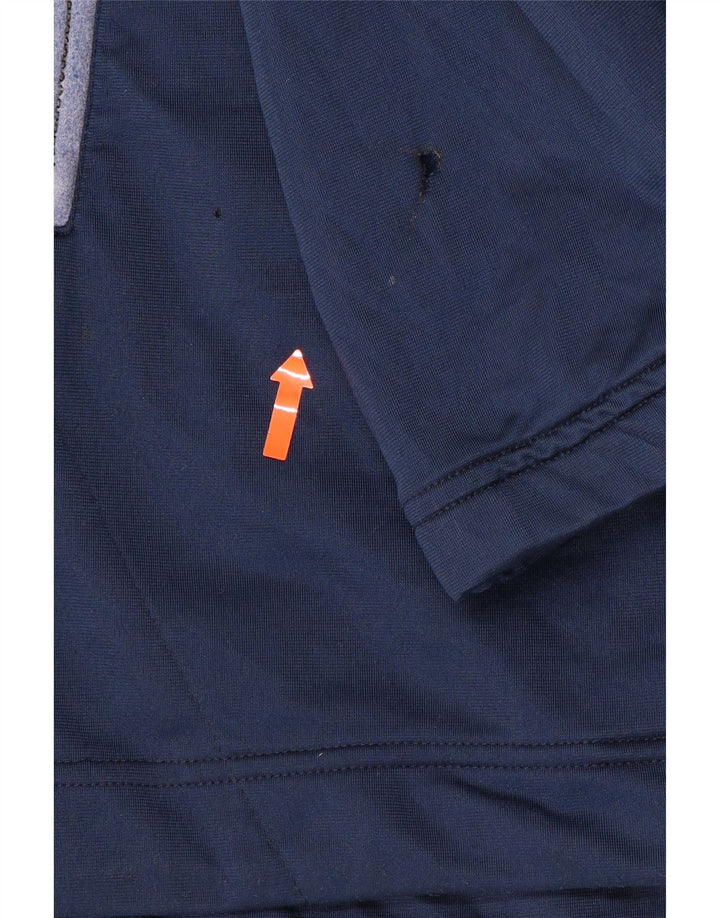 ASICS Mens Graphic Tracksuit Top Jacket XL azul marinho Colourblock