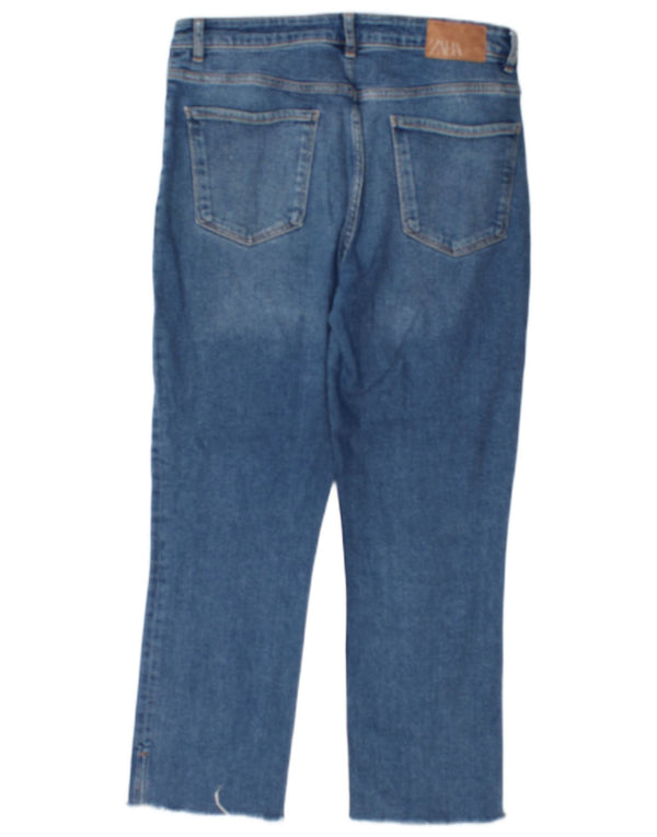 Calça jeans feminina Zara EU 42 grande W32 L25 azul