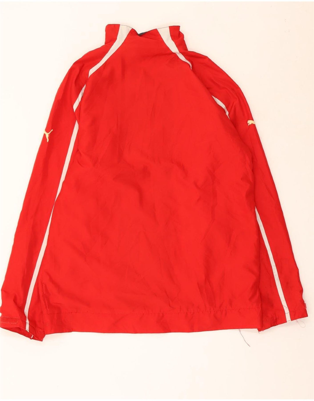 PUMA Mens Treino Top Jacket Pequeno Poliéster Colorblock Vermelho
