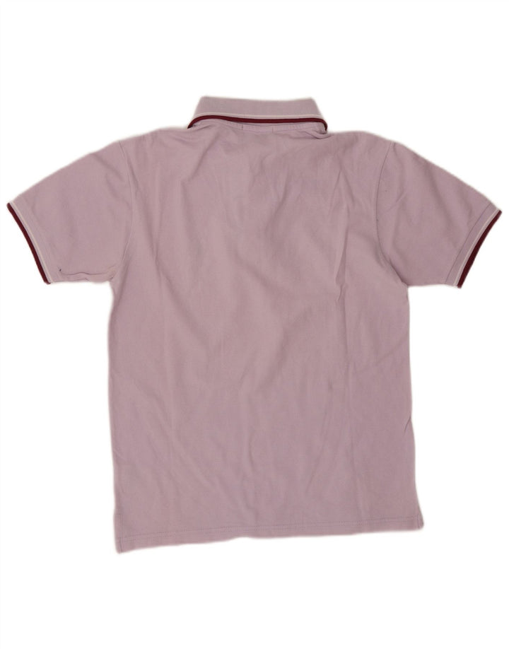 Camisa polo masculina Fred Perry XS de algodão roxo