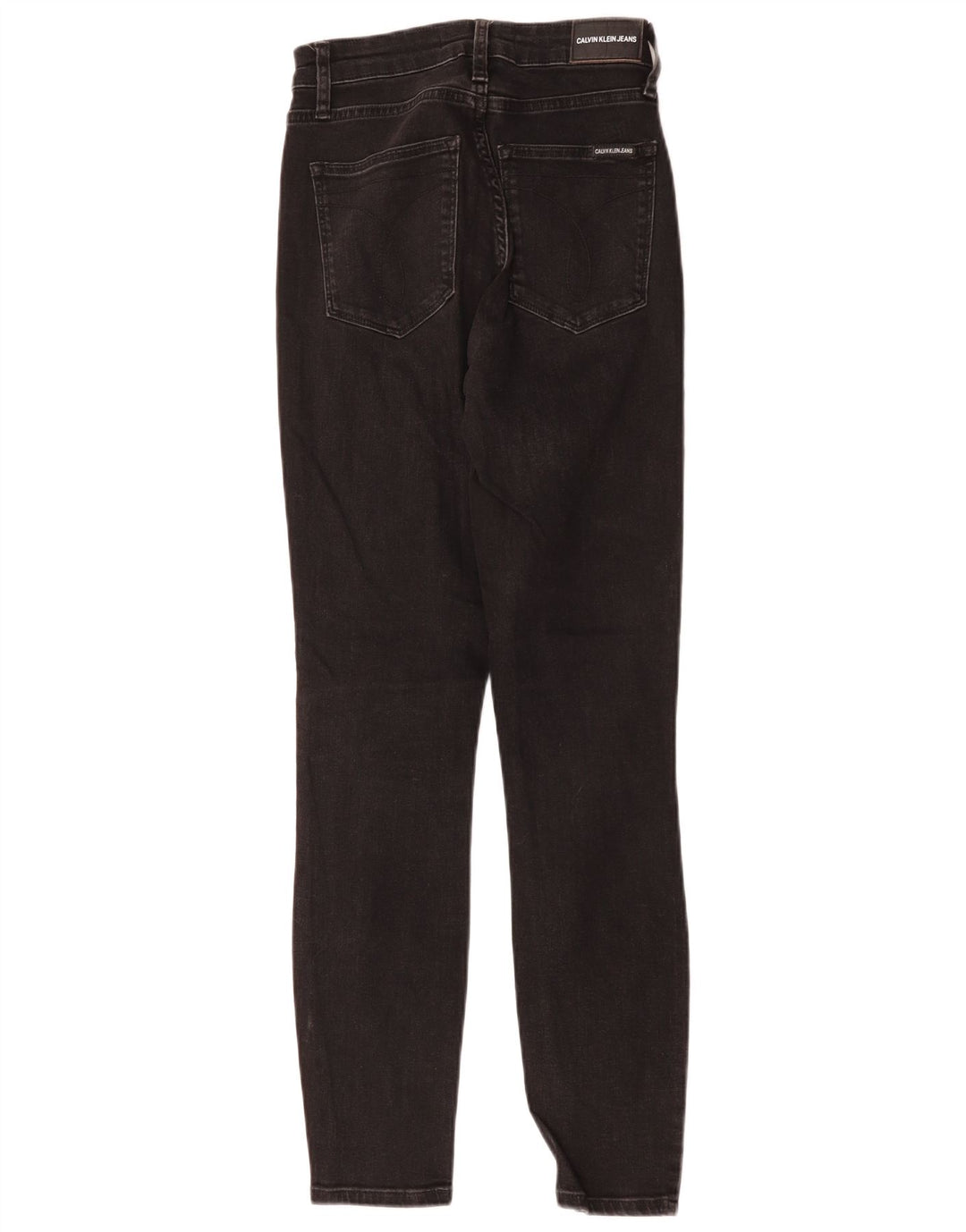 Calvin Klein Jeans Skinny Feminino W26 L30 Algodão Preto