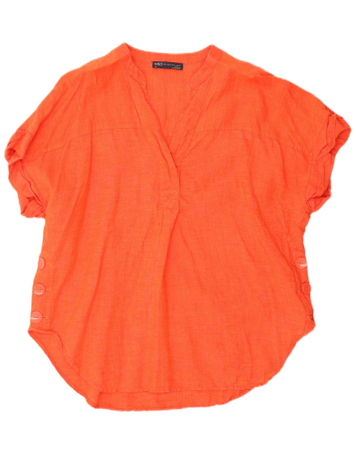 Blusa feminina Marks & Spencer UK 14 grande laranja