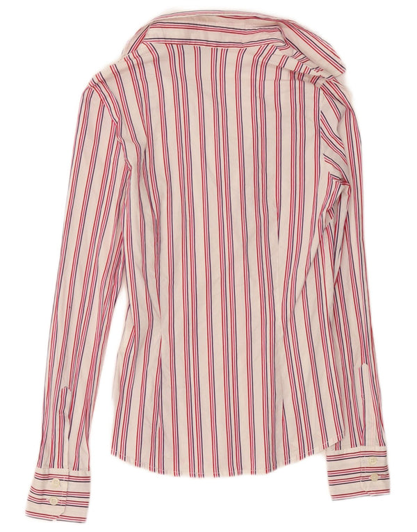 Camisa feminina Guess By Marciano EU 40 algodão listrado rosa médio