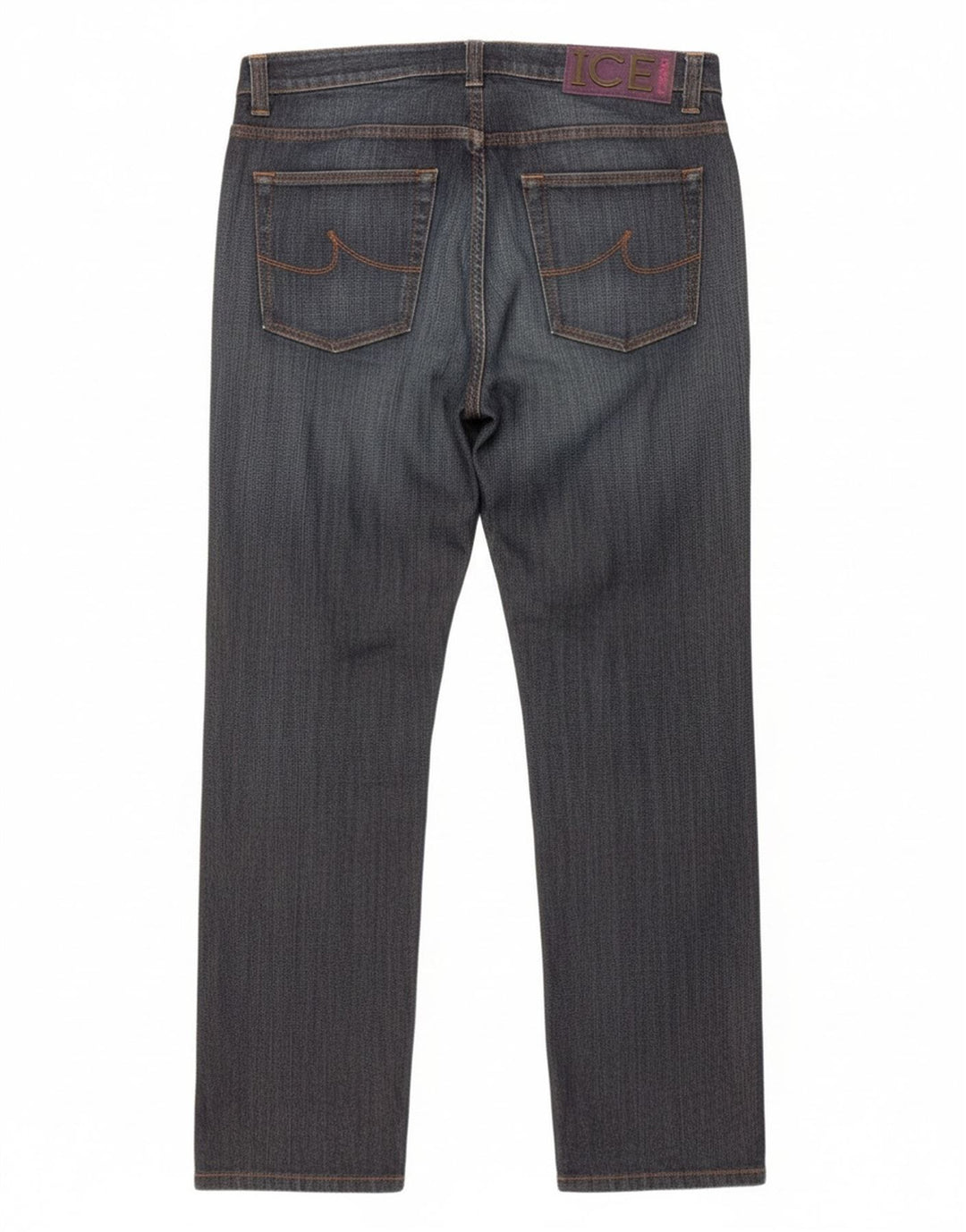 Iceberg Jeans Slim Feminino W32 L32 Azul Marinho Algodão